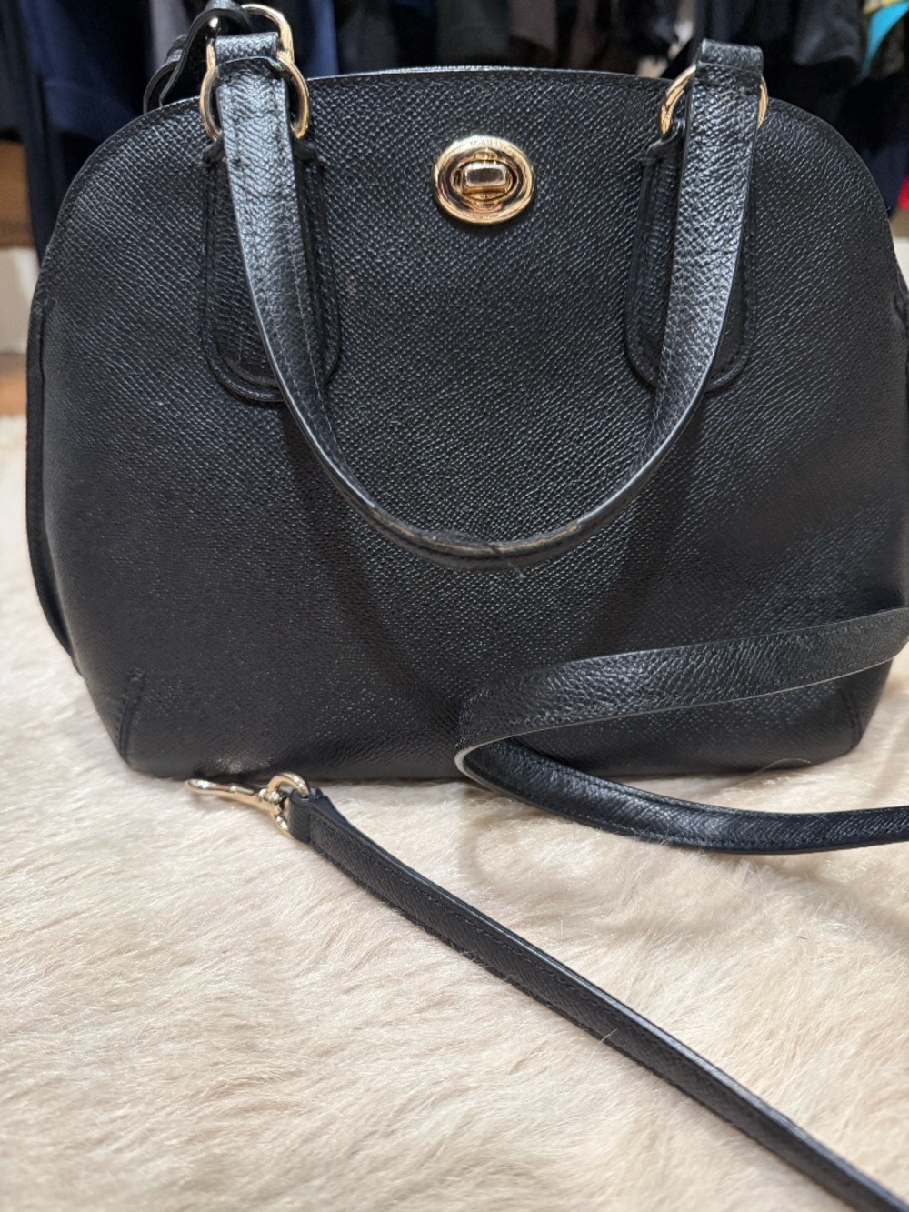 Black Coach Crossbody Bag
